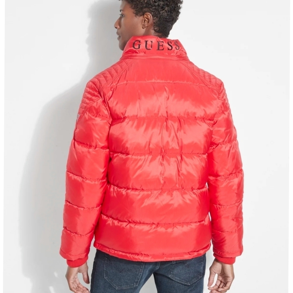 NEW GUESS Men's Andrew Puffer Jacket SZ M
